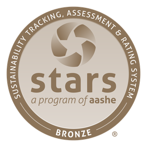 Olin's AASHE STARS (Sustainability Tracking, Assessment & Rating System) bronze rating.