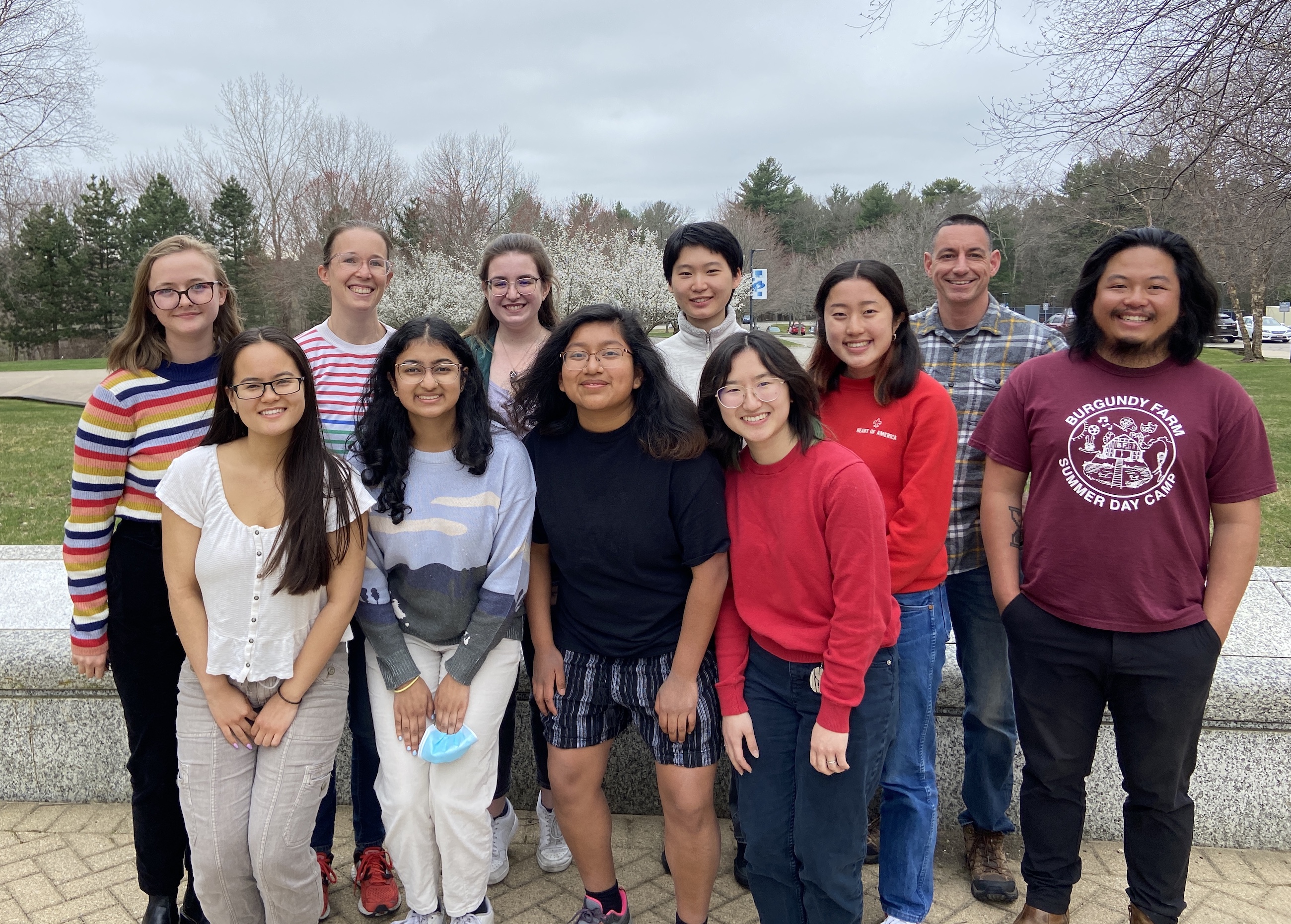 Members of Professor Emily Tow's research team, seen here, have won first place in the national “More Water Less Concentrate” competition.