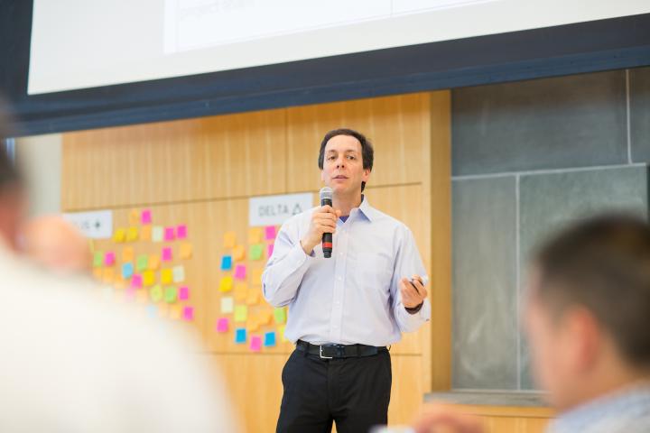 Professor Robert Martello speaks during Summer Institute 2019