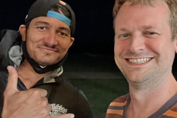 Lee Edwards and Keoni Mahelona both ‘07, meet up on Keoni’s hometown of Anahola, Kauai, Hawaii - where Lee’s partner is also from! Olin Challenge in a town of 8,000 people on an island of 60,000. Lee Edwards and Keoni Mahelona both ‘07, meet up on Keoni’s hometown of Anahola, Kauai, Hawaii - where Lee’s partner is also from! Olin Challenge in a town of 8,000 people on an island of 60,000.