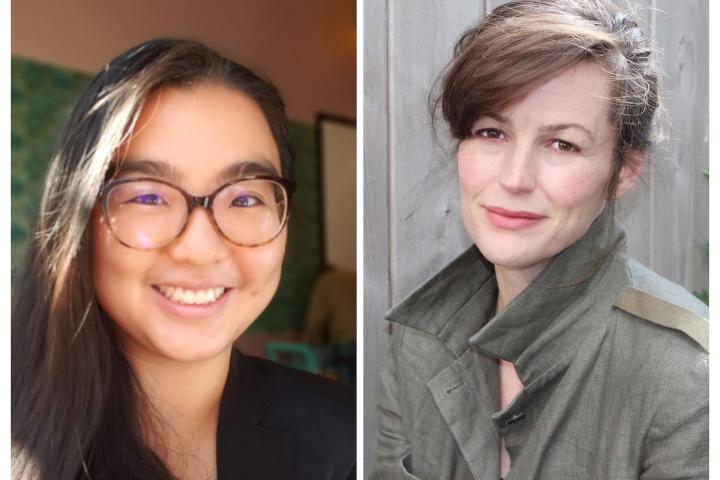 Emily Wang '16 and Professor Sara Hendren headshots in a collage.