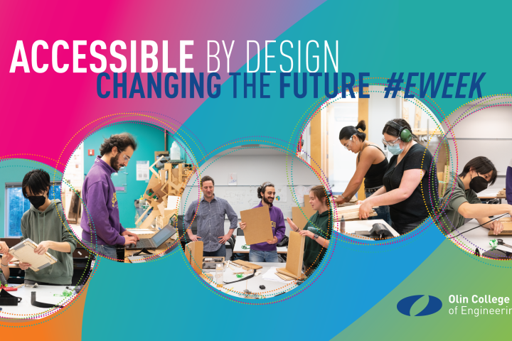 Accessible by Design thumbnail with multiple images of students working in the shop