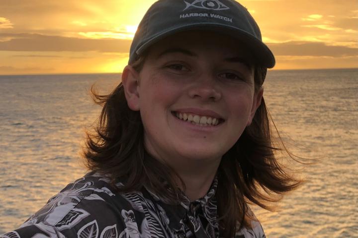 Kelsey McClung Kelsey McClung picture in front of sunrise