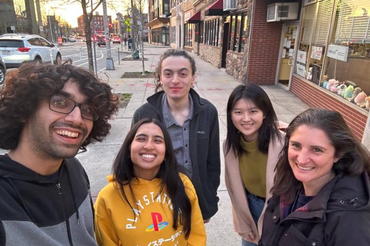 Watts Water 2024 Four team members and advisor Watts Water