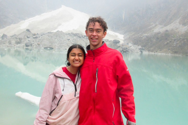 Adhishri Hande + Tyler Ewald study away Adhishri Hande + Tyler Ewald study away