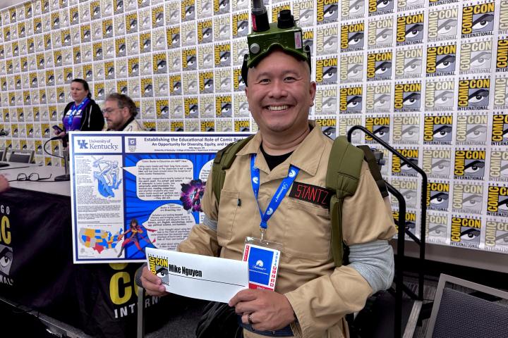Mike Nguyen, Director of Institutional Research & Decision Support, at Comic-Con