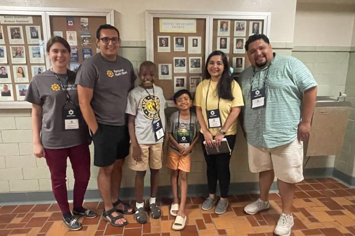 Image of Ilana with the National Math Stars posing for a group image