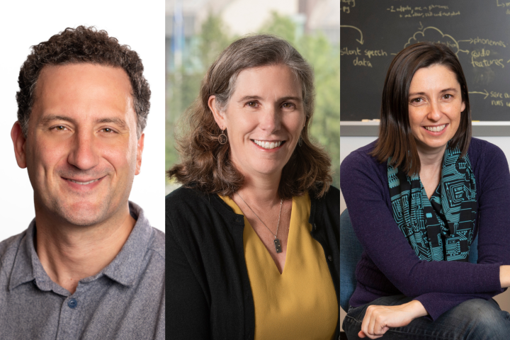 Three Olin College of Engineering faculty member headshots