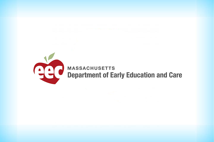 Heart with EEC logo and Dept of Early Education and Care title