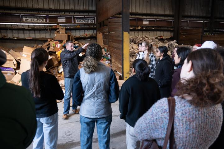 SIRC Students visiting Wellesley DPW