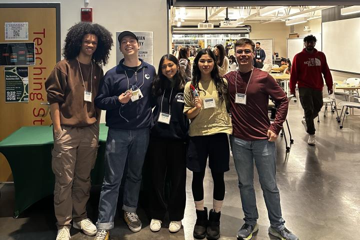 Team Terraflex poses for a photo at The Generator Buildathon on April 5, 2025.