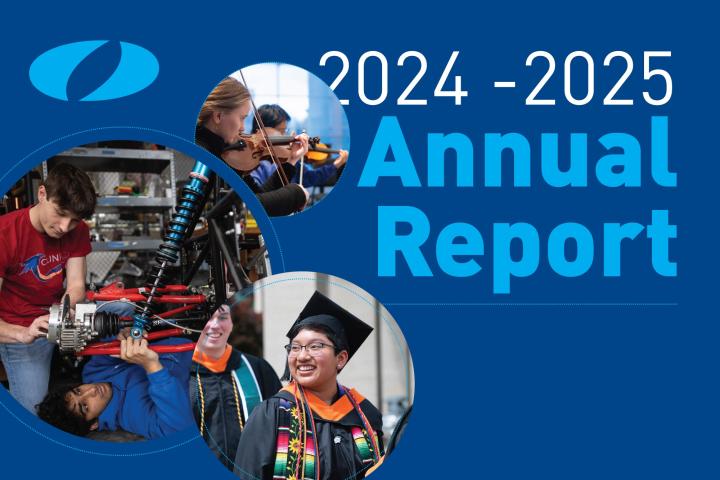 Olin College 2024-2025 Annual Report Cover Graphic