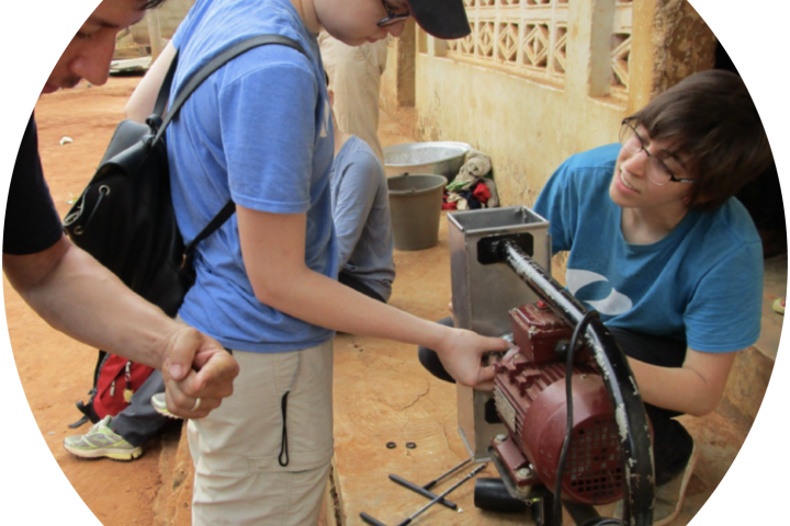 Tehya Stockman working with ADE community partners