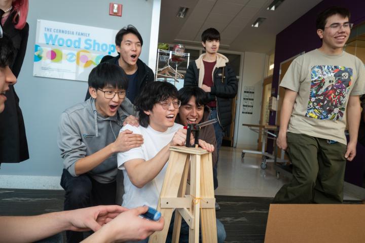 Design Nature students demo their play project in the MAC.