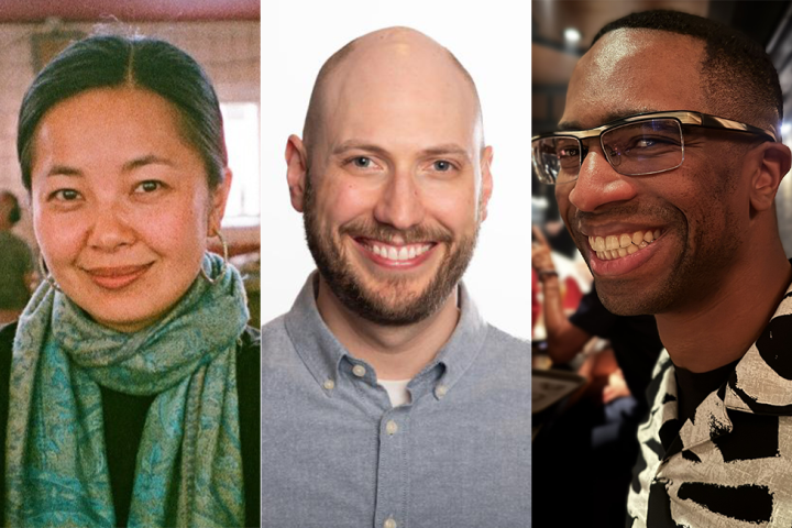 Annie Zeng '15, Erhardt Graeff, and Emanuel Towns II '10