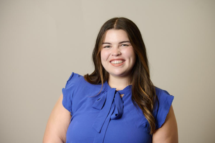 woman smiling