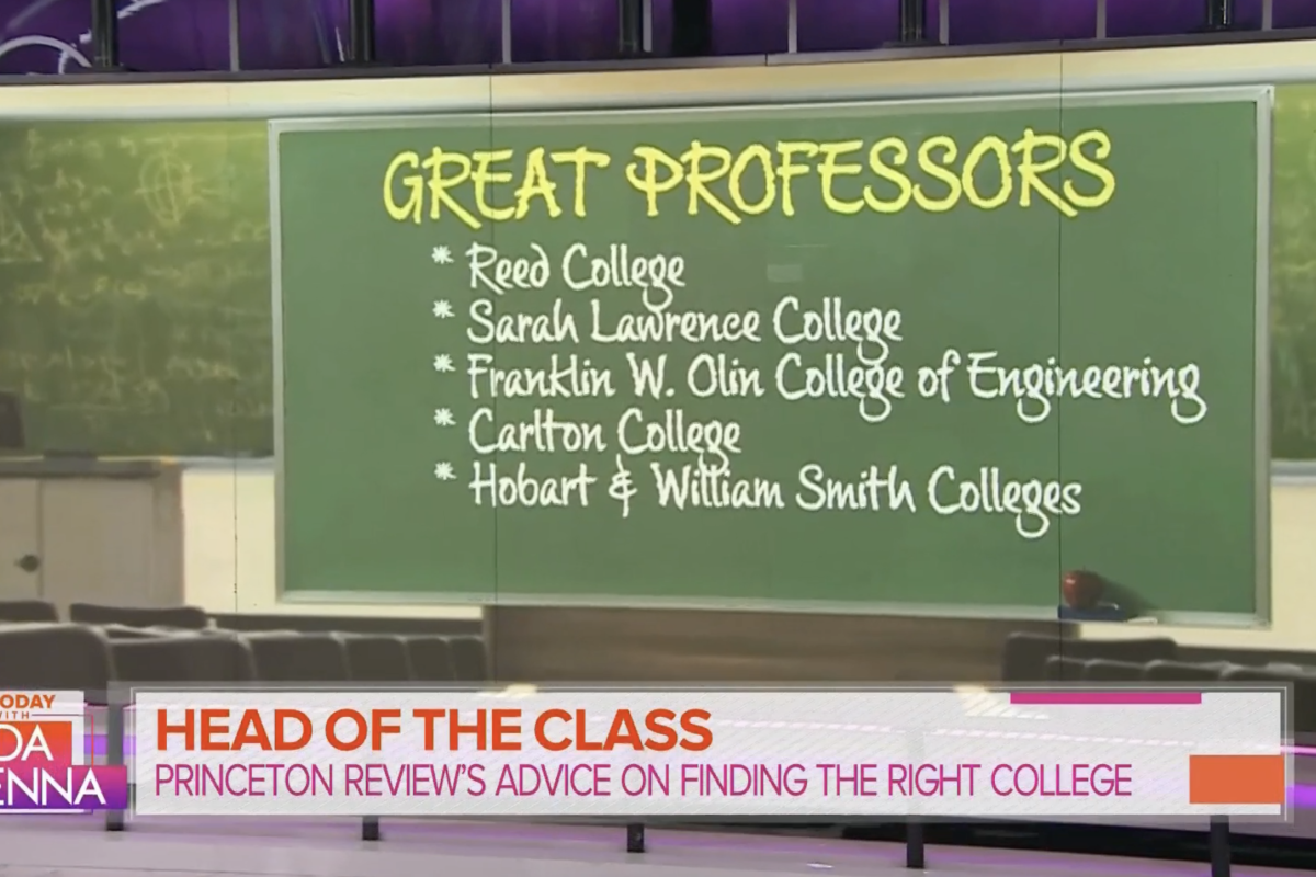 Olin College Highlighted on The TODAY Show for Great Professors