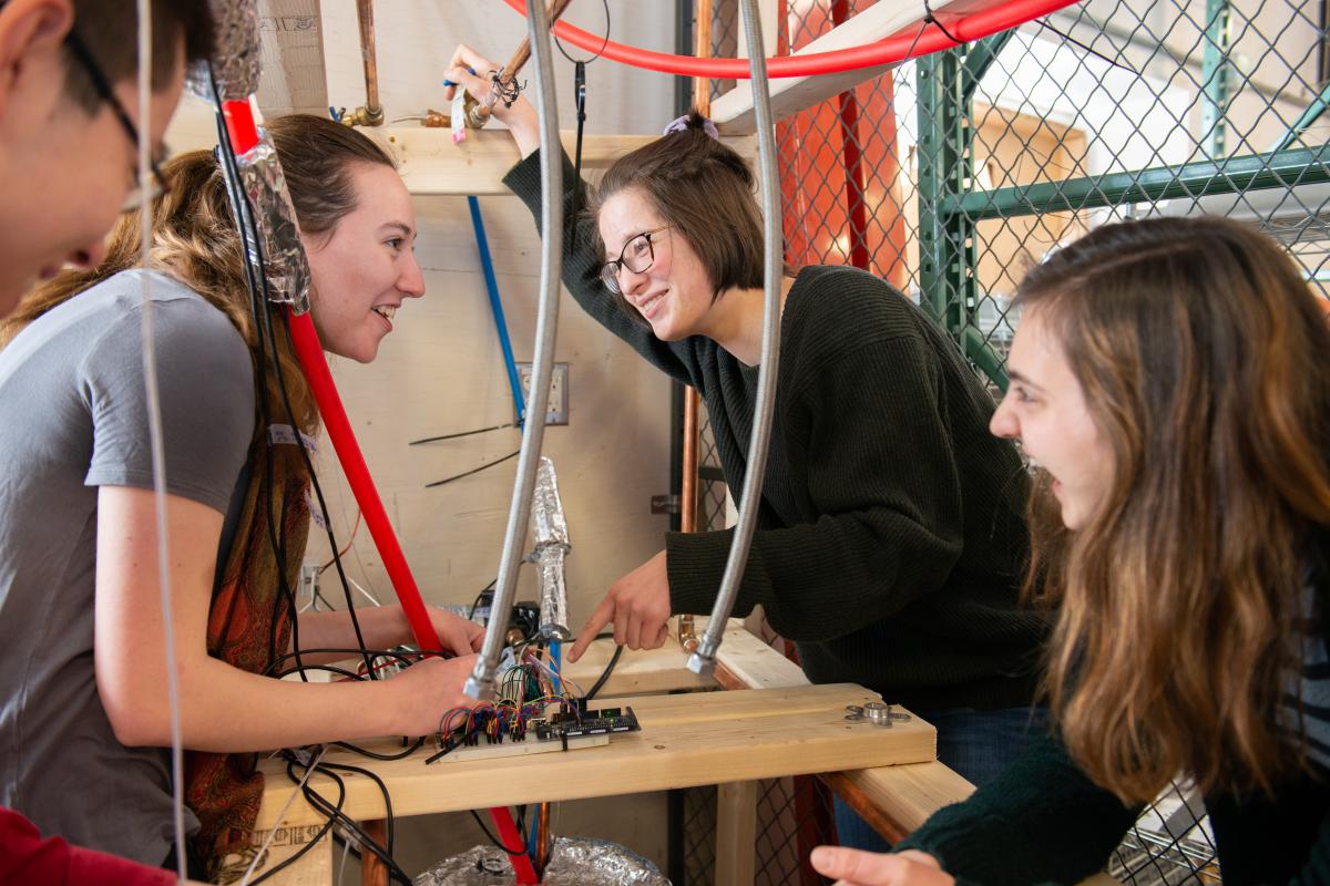 A scene from a SCOPE Project at Olin College of Engineering
