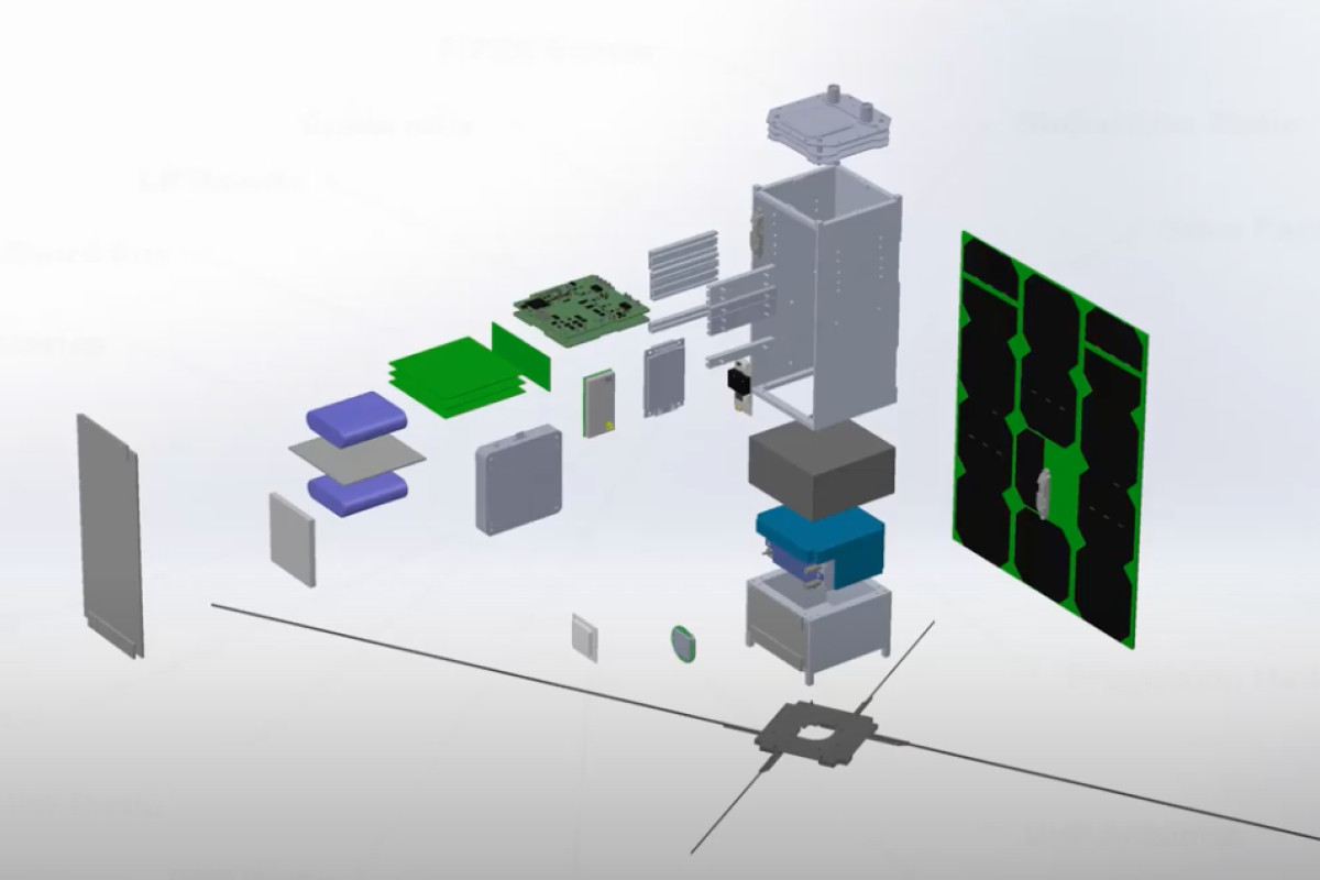 Watch SWARM-EX CubeSat assembly.