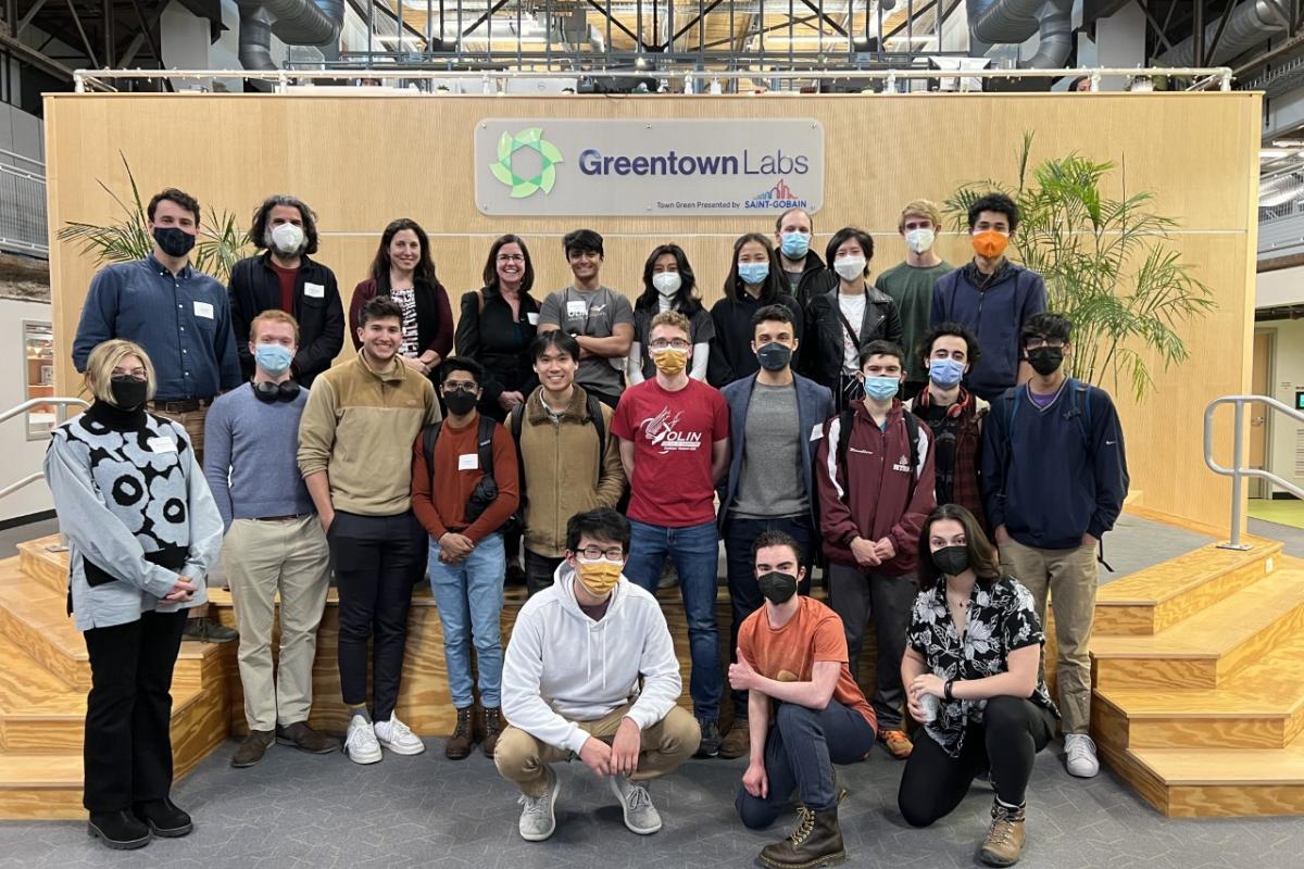 HDK at GTL Helen Donis Keller at Greentown with Ben Linder and class