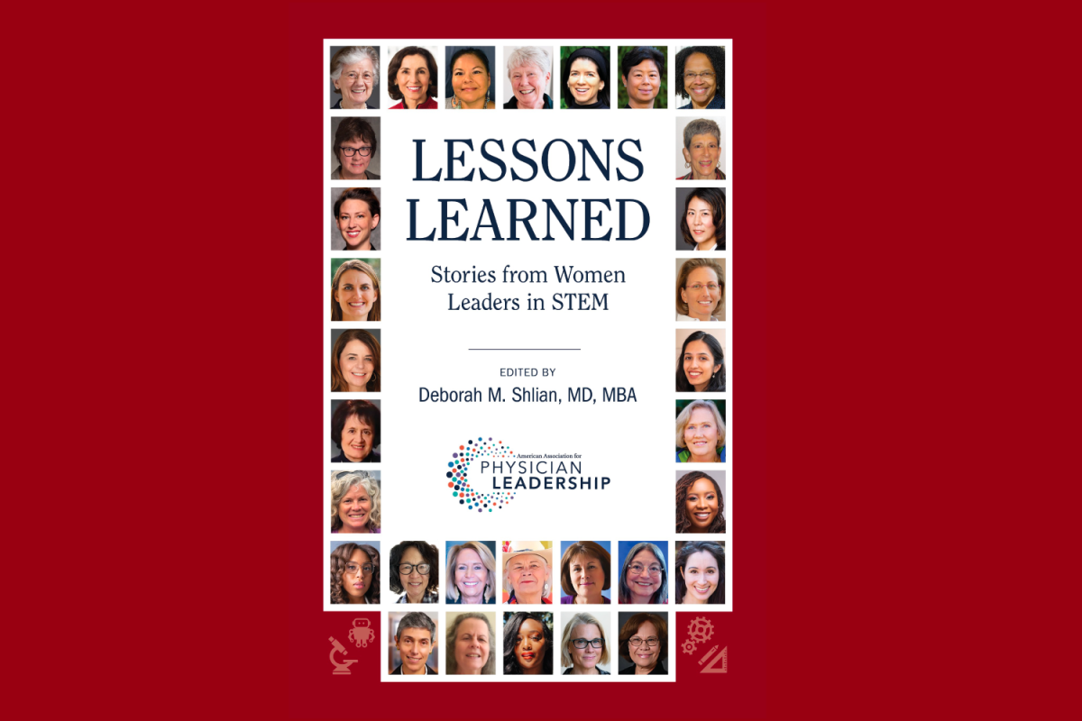 Cover for "Lessons Learned: Stories from Women Leaders in STEM"