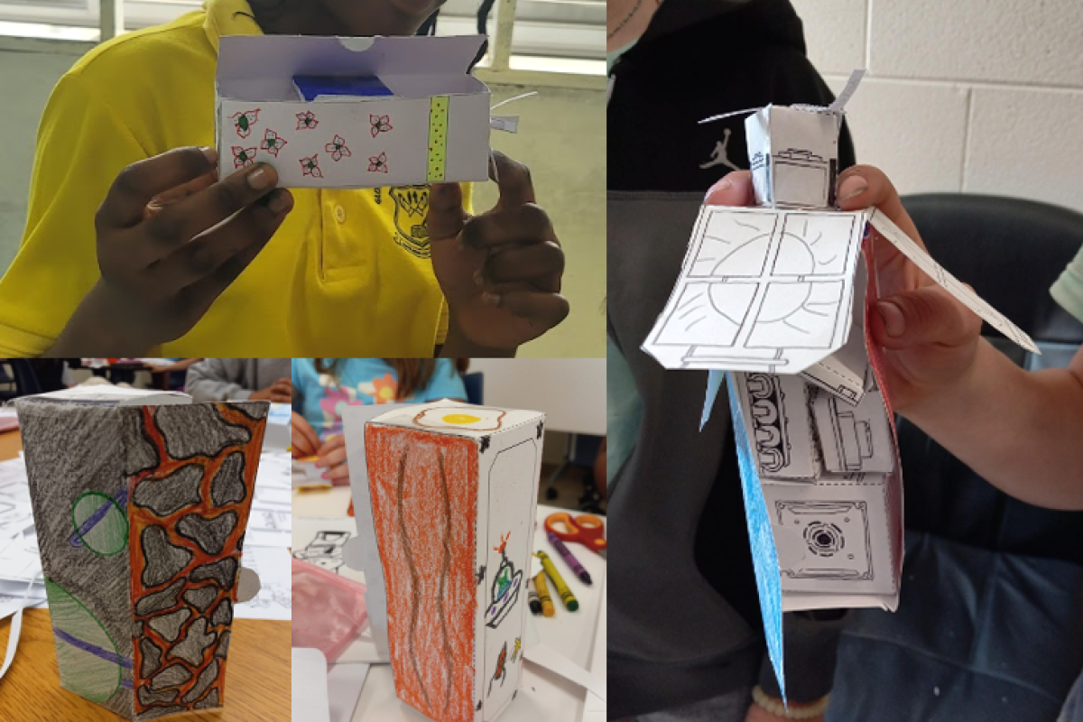 Figure 5: Student satellite designs Figure 5: Student satellite designs