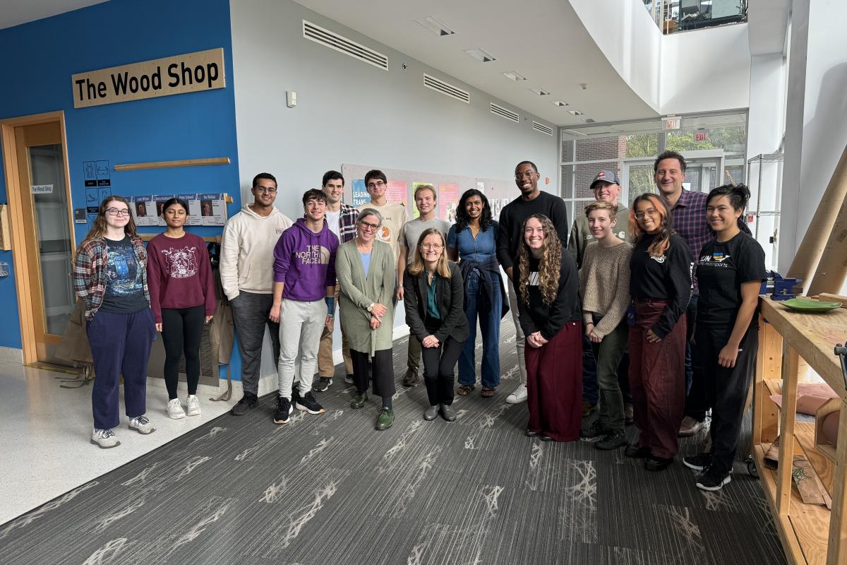 Group image of AI + Society course