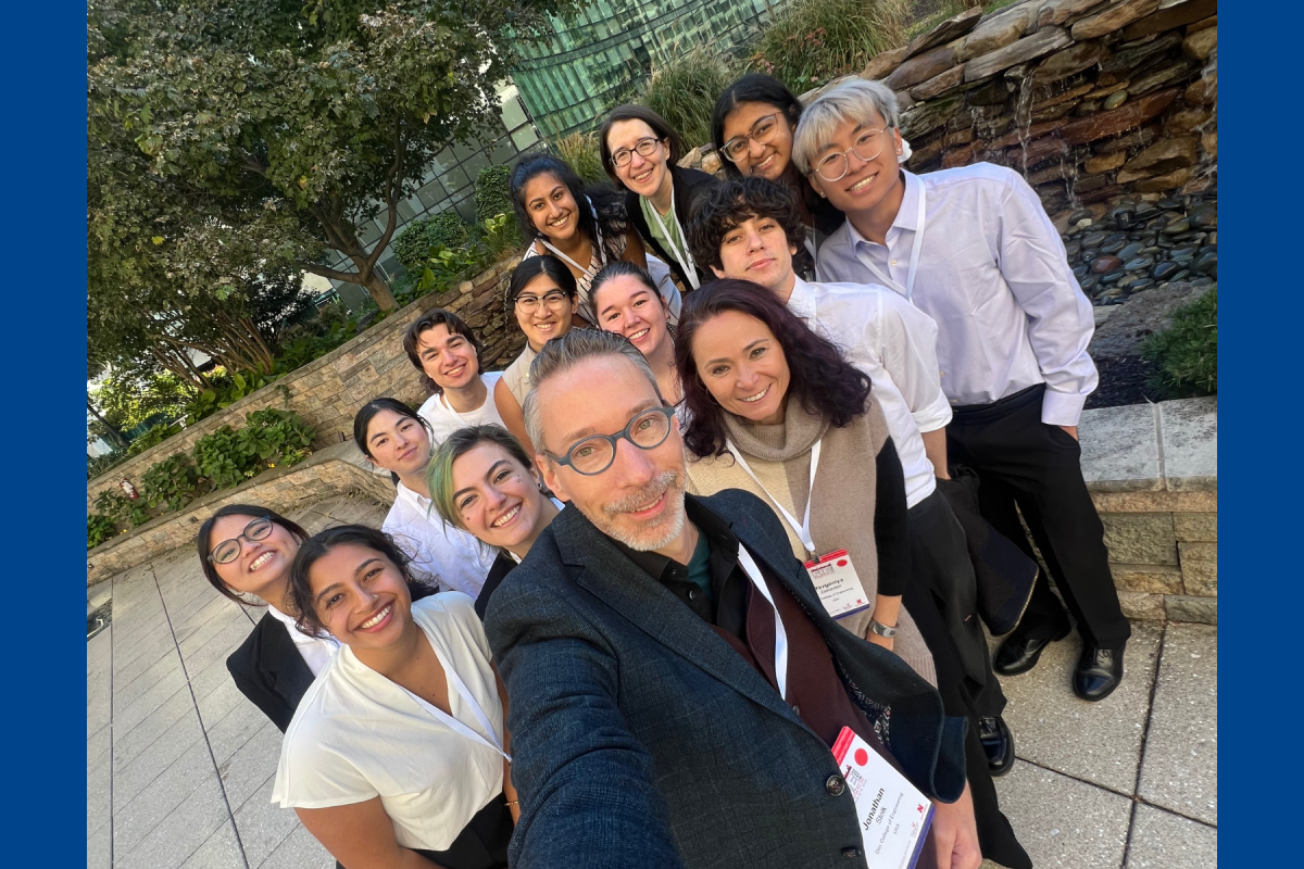 Olin College professors and students pose for a selfie at the FIE Conference in 2024. Olin College professors and students pose for a selfie at the FIE Conference in 2024.
