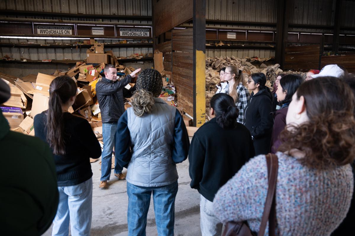 SIRC Students visiting Wellesley DPW SIRC Students visiting Wellesley DPW
