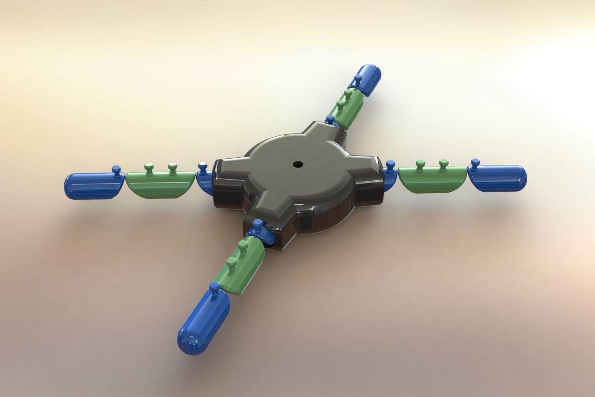 A conceptual prototype CAD model of Terraflex. 