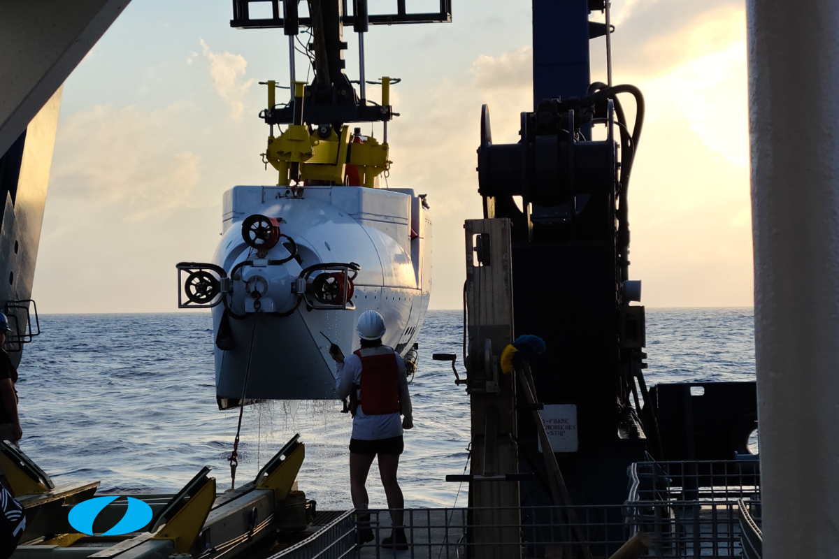 Deep Sea Research Expedition - candid of sea and device