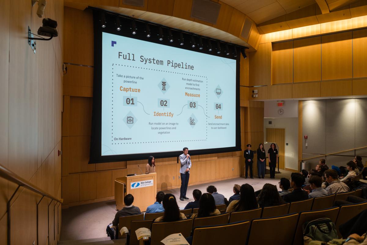 SCOPE Speaker presents in the Norden Auditorium