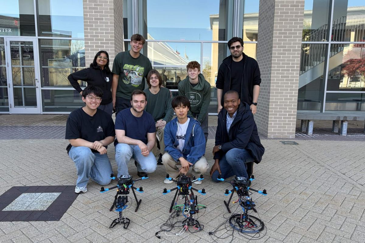 Group photo of the members of the Olin College Robotics Lab