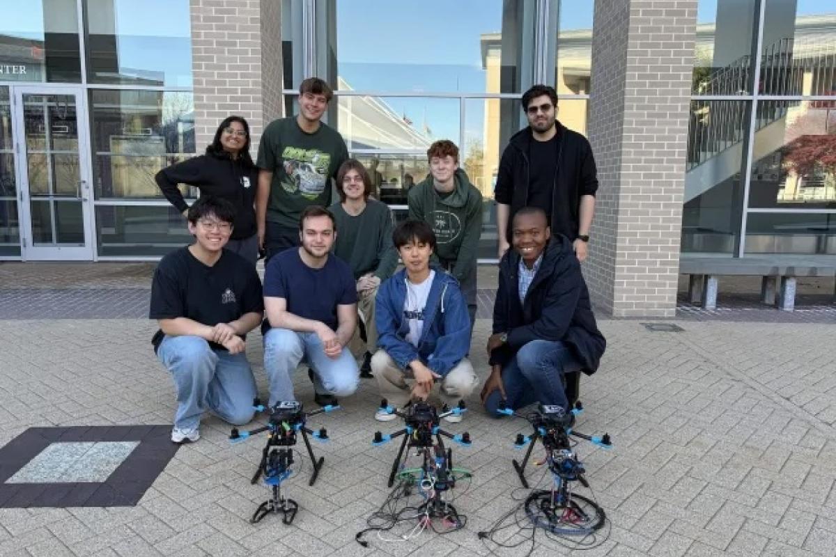 Group photo of the members of the Olin College Robotics Lab