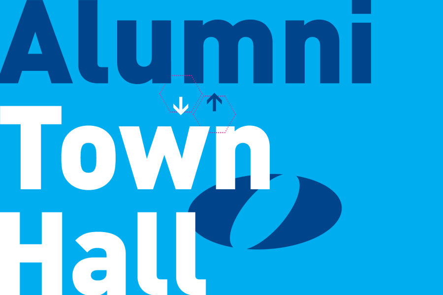 Olin Alumni Town Hall graphic Olin Alumni Town Hall graphic