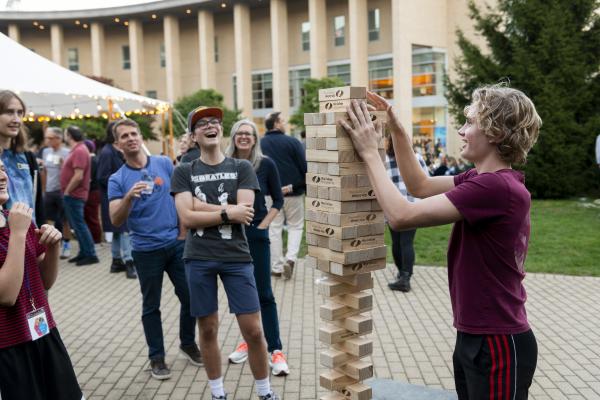 Family Weekend Jenga