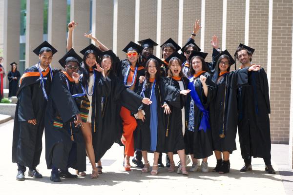 Olin graduates posing for photo