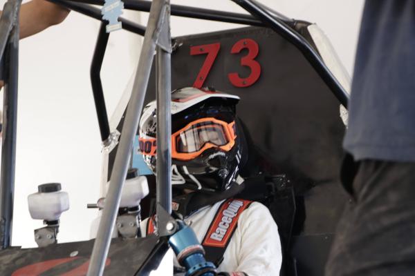 Olin Baja SP 25 - Student Driver in Baja car