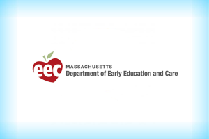 Heart with EEC logo and Dept of Early Education and Care title